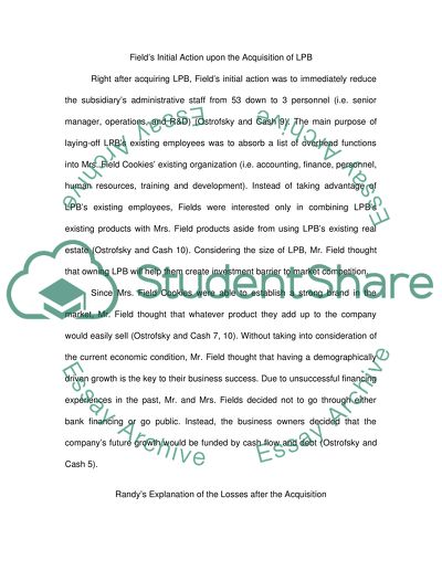 Acquisition of La Petite Boulangerie