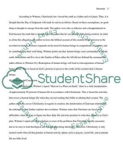 Developing a Christian Mind - Reading Report