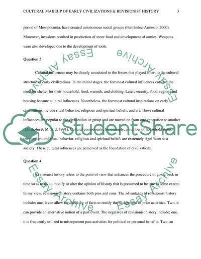 Cultural Makeup of Early Civilizations