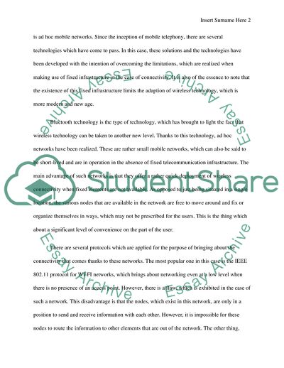 Security for Wireless Ad Hoc Networks