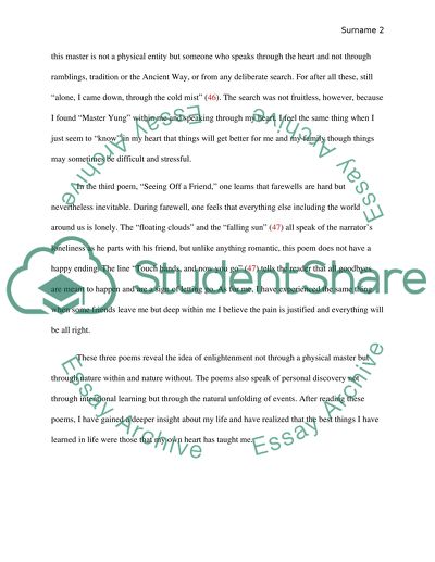 Going to Visit Tai-Tien Mountains Master of the Way without Finding Him ,Searching for Master Yung