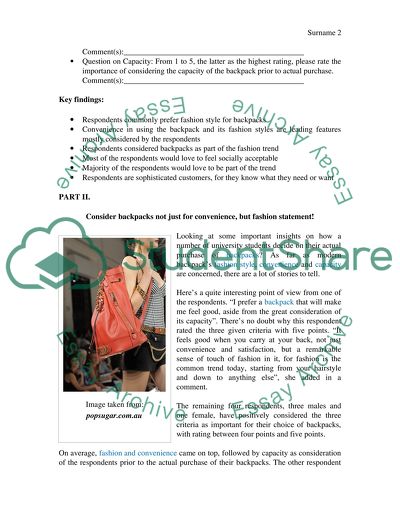 Marketing - The Importance of Considering the Fashion Style