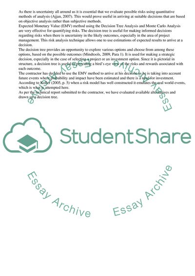Risk&Value Management: Decision Trees for Business Intelligence