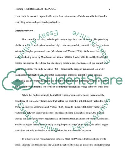 Is Gun Control an Effective Means to Reduce Crime