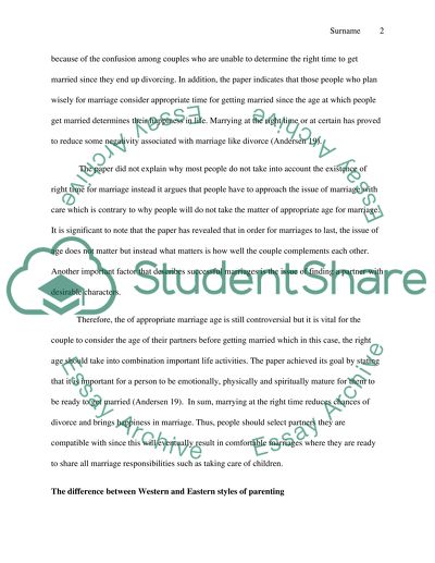 The Best Time to Get Married