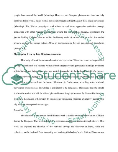 How literature broadens the knowledge and perceptions on the African diaspora