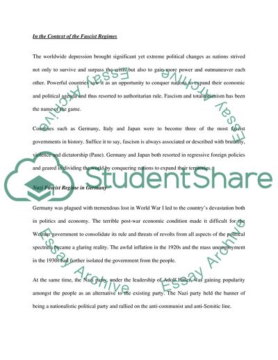 World System since 1500: Women in Italy, Germany, and Japan in the 1930s