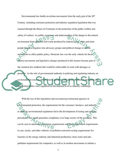 The Development of Environmental Management Systems