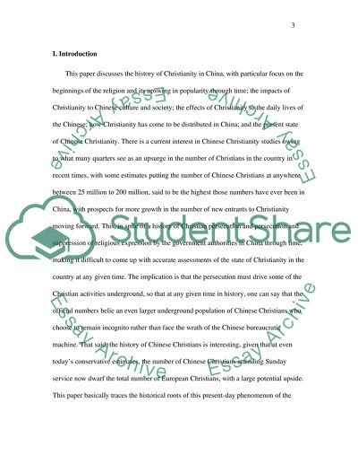 Chinese Christian History Issues