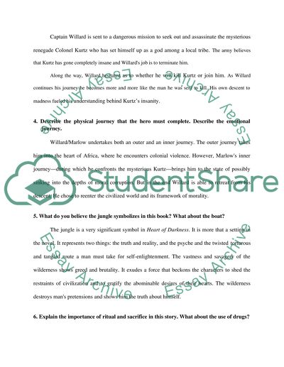 Analysis of Heart of Darkness by Joseph Conrad