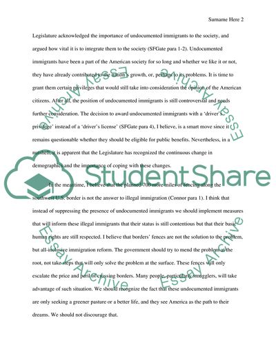 Immigration Is a Critical Issue for the United States