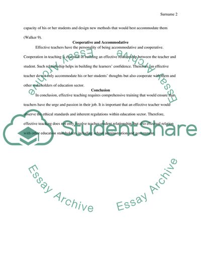 Personal educational background essay