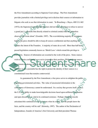 Free Speech is Essential in a Free Country