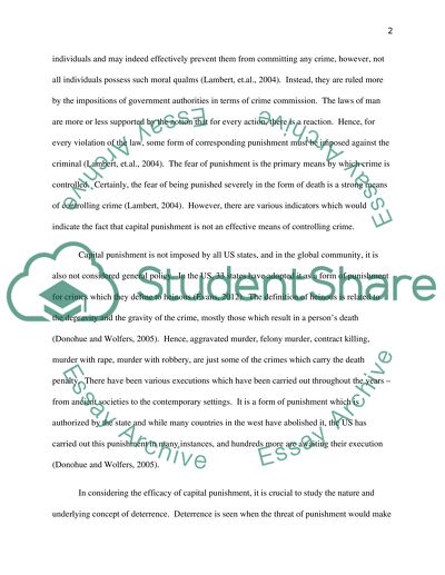 Criminal Control Policy