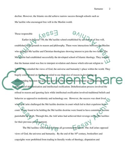 The closing of the Muslim mind