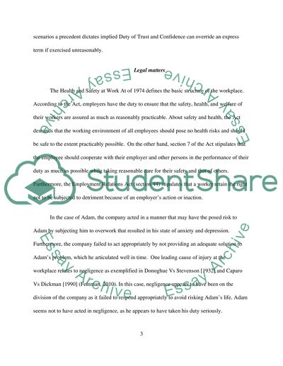 Employment Law--- case study on Whitakers Fine Wines Limited