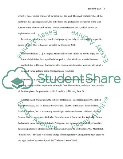 Laws on Property Critical Analysis