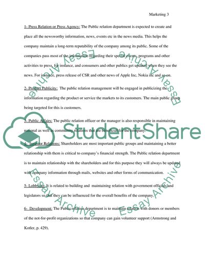 Public Relation and Its Functions