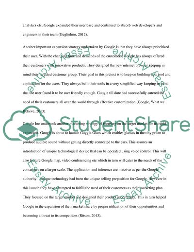 Google Analysis and PESTLE Analysis