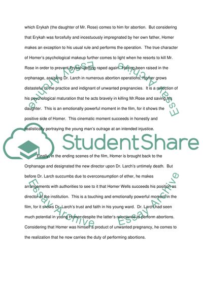 The Cider ahouse Rules