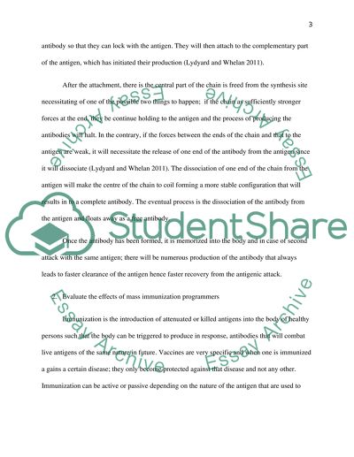 Immunization and Antibody Production