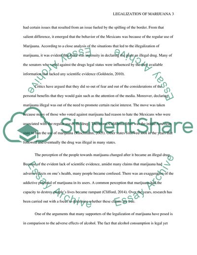 Why Marijuana Should Be Declared Legal in the United States