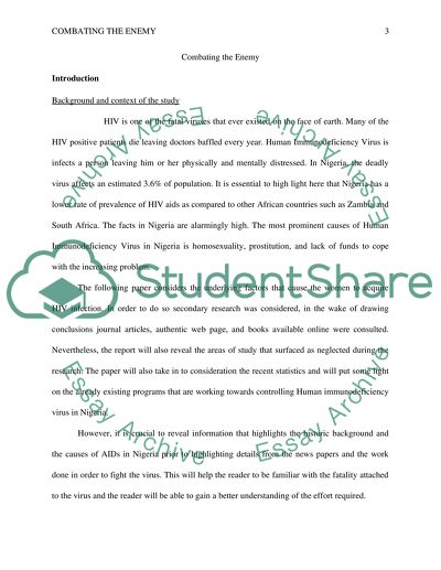 Combating the Human Immunodeficiency Virus