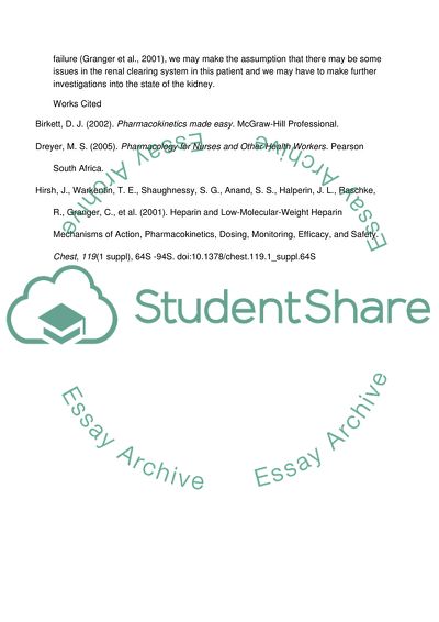 Pharmacology and Pathologies Treatment
