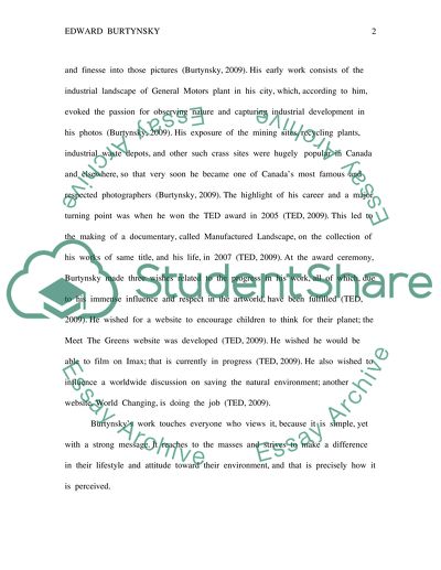 Life and Works of Edward Burtynsky