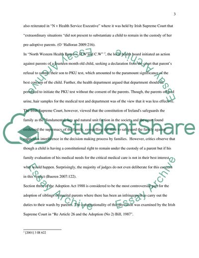 Amendment to Irish Constitution Granting More Rights to Children