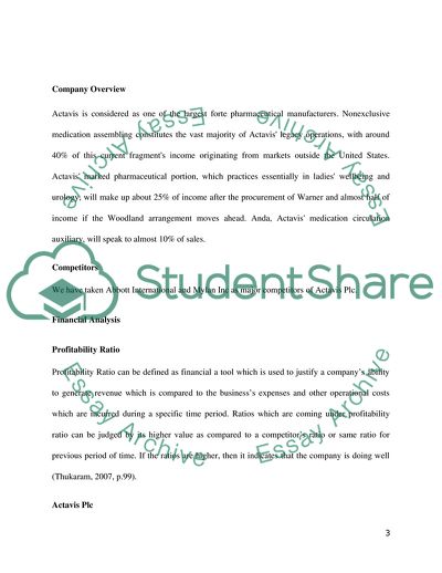 Actavis Legacy Operations