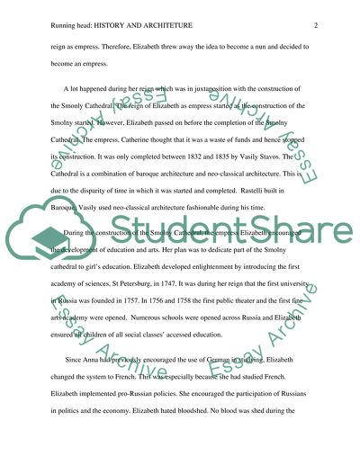 History and architecture. Smolny Cathedral