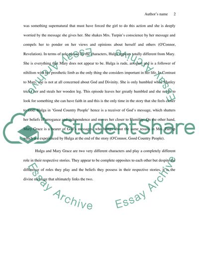 Revelation and Good Country People by Flannery OConnor