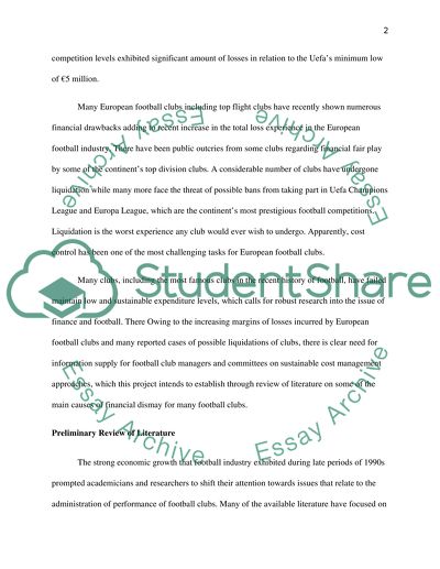 Managerial Change and Team Performance in Football