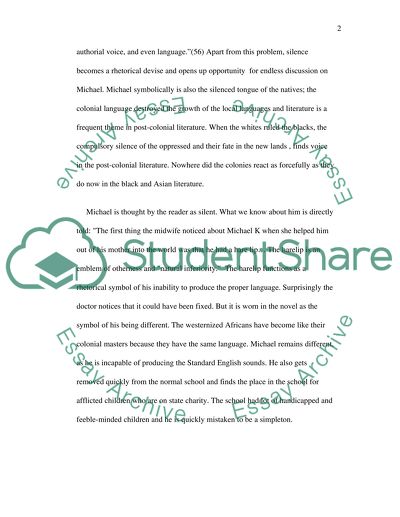 Life and Times of Michael K by John Maxwell Coetzee