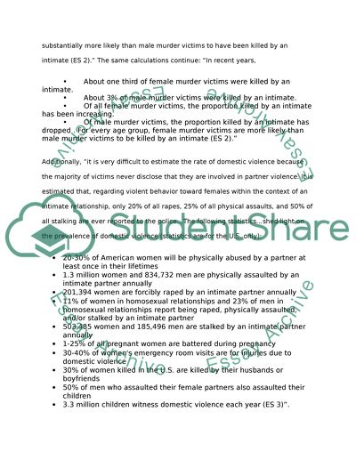 Domestic Violence as Social Misogyny