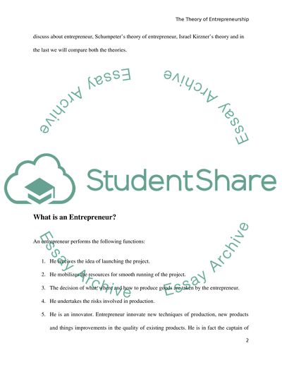 What is an Entrepreneur