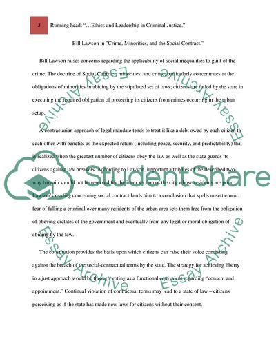 Ethics and Leadership in Criminal Justice