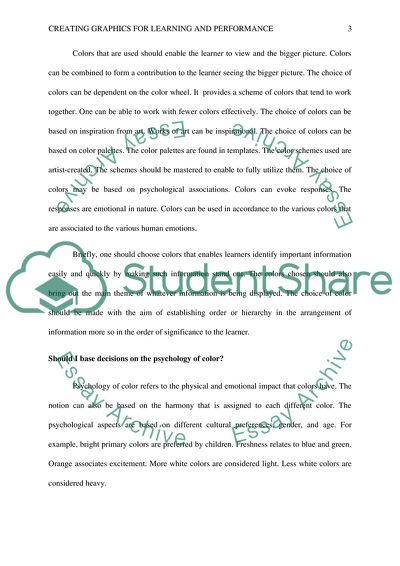 Creating Graphics for Learning and Performance