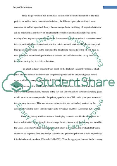 How Does Import Substitution Policy Affect GDP Growth