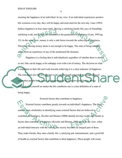 Money Does Not Buy Happiness