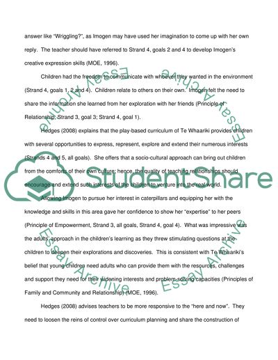 Early childhood education- case analysis