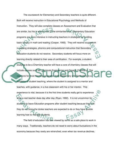 Working in Education on Many Levels