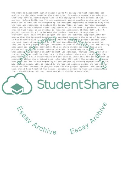 Resource Management as the Efficient and Effective Deployment of Organization Resources