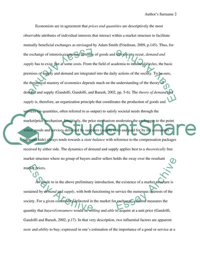 Demand And Supply Essay Example Topics And Well Written Essays Demand And Supply Healthy Eating Essays also Do Home Work For You Essay Science