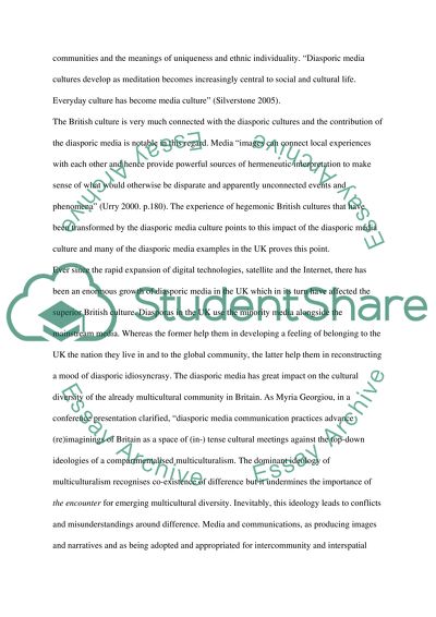 How Has Diasporic Media Culture Transformed Hegemonic British Cultures