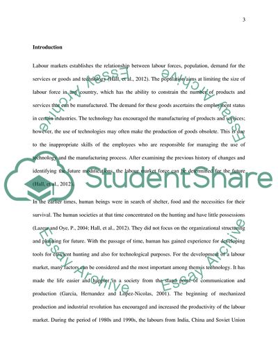 Migration Influence in the Global Labour Market