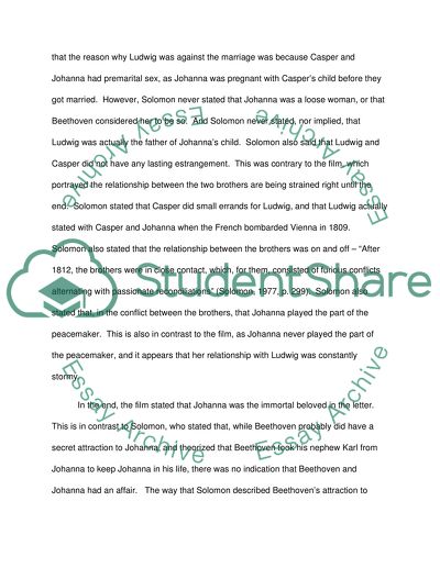 Review of the film The Immortal Beloved