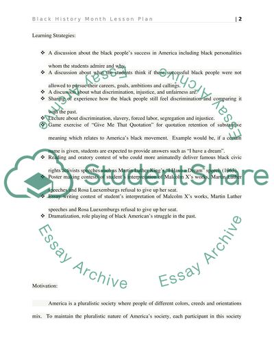 Social studies lesson