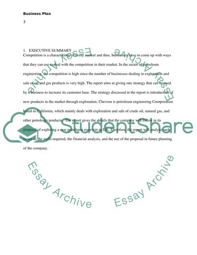 Innovation and Enterprise Buisness plan